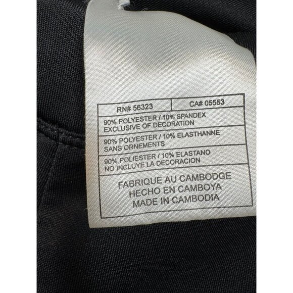 Nike Fit Dry Workout Track Athletic Gym Pants Black 208310 Women's Large L 12-14 - Picture 7 of 8